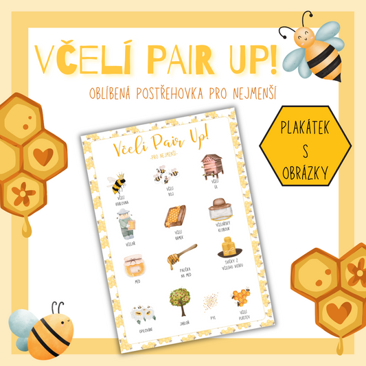 Včelí Pair Up! pro nejmenší v PDF