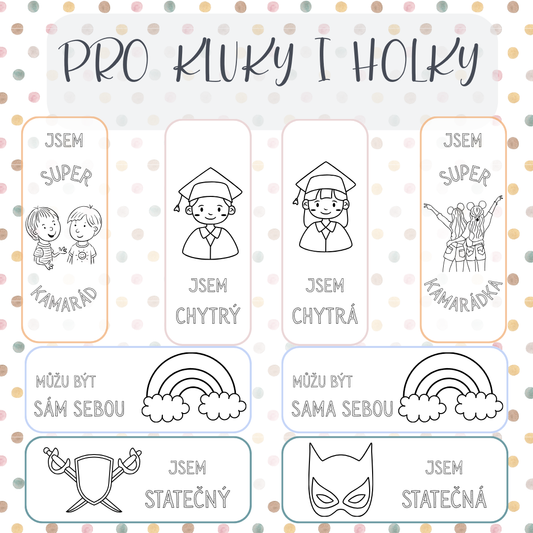 Afirmační záložky v PDF