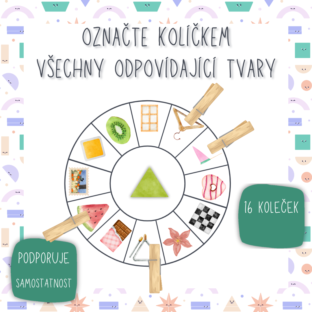 Chytrá kolečka - TVARY v PDF