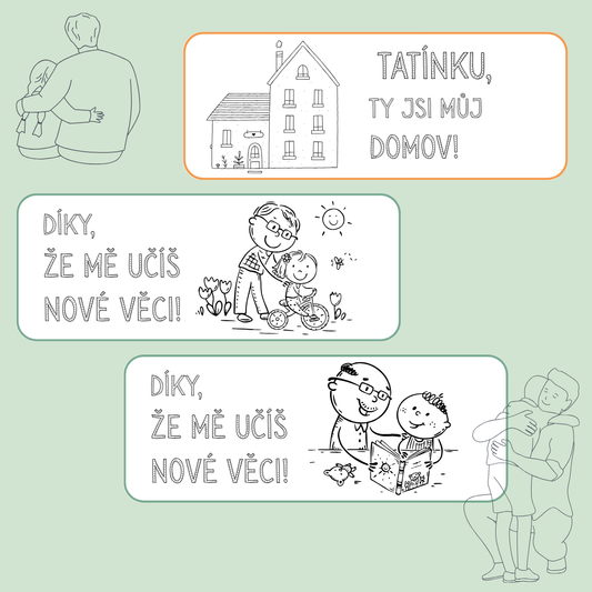 Záložky k dotvoření DEN OTCŮ