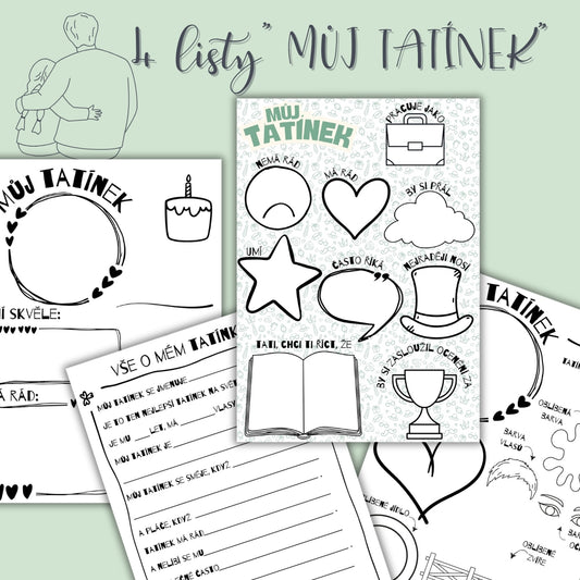 Tvořivý balíček ke DNI OTCŮ v PDF