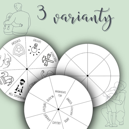 Kolečko pro tatínka ke DNI OTCŮ v PDF