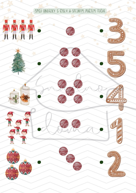 Vánoční pracovní listy - balíček v PDF