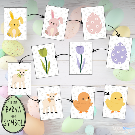 Velikonoční Deštík - hra "PRŠÍ" pro nejmenší v PDF