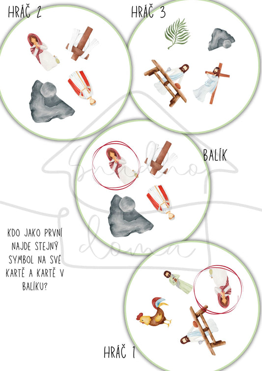 Křesťanské Velikonoce - Pair Up! pro nejmenší v PDF