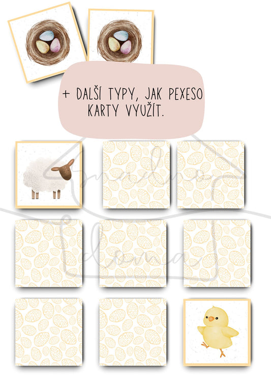 Velikonoční Pexeso v PDF