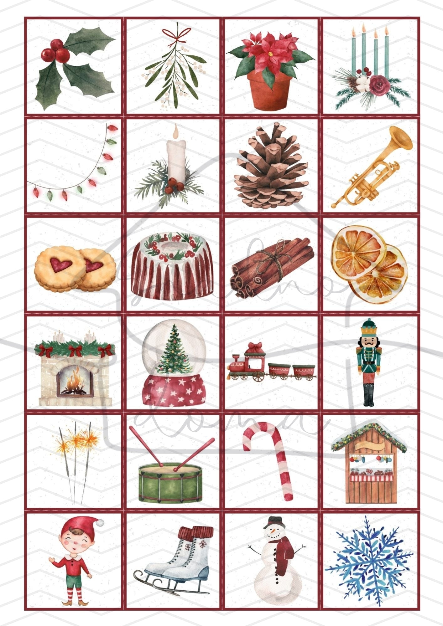 Adventní kalendář v PDF