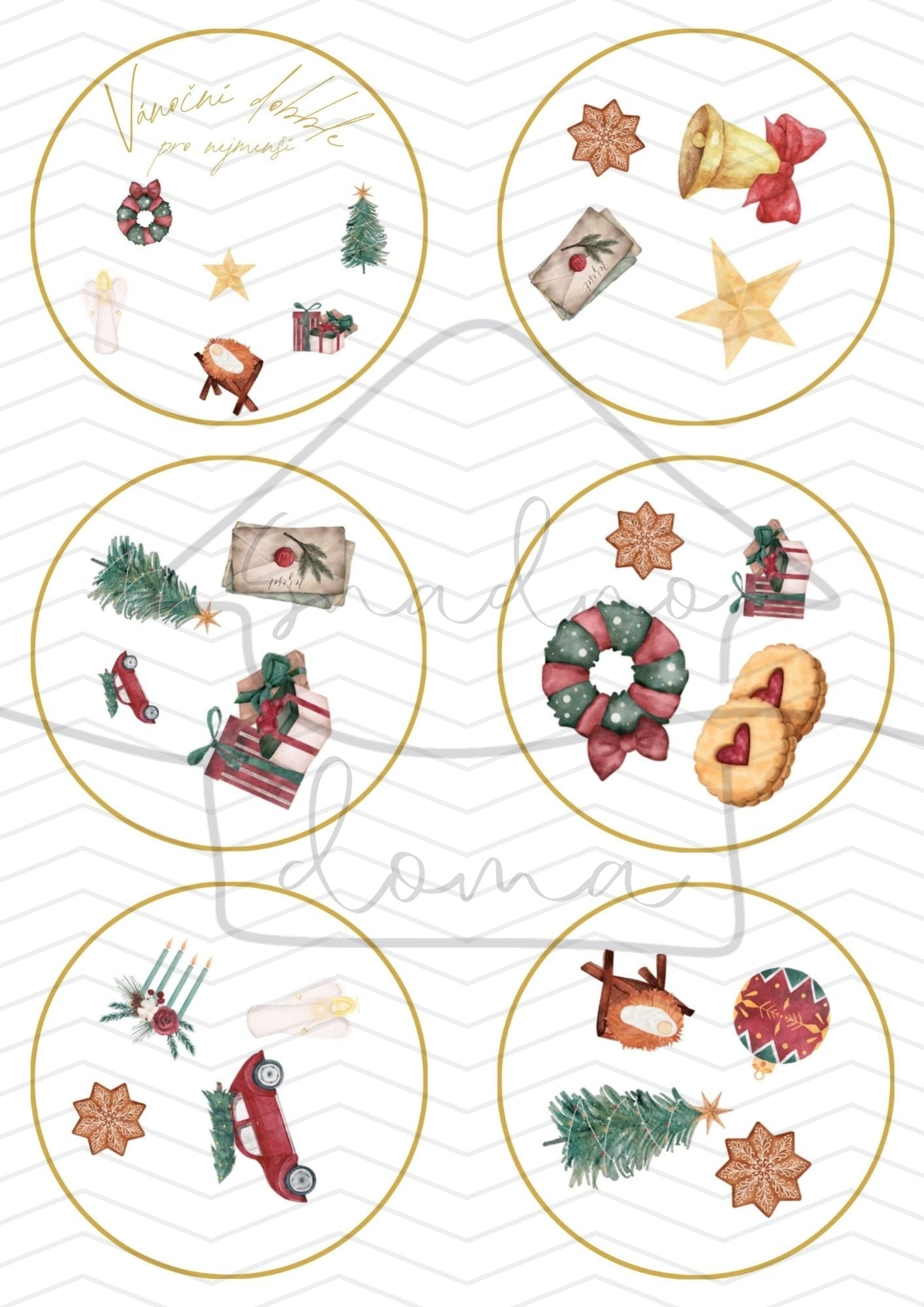 Adventní kalendář v PDF