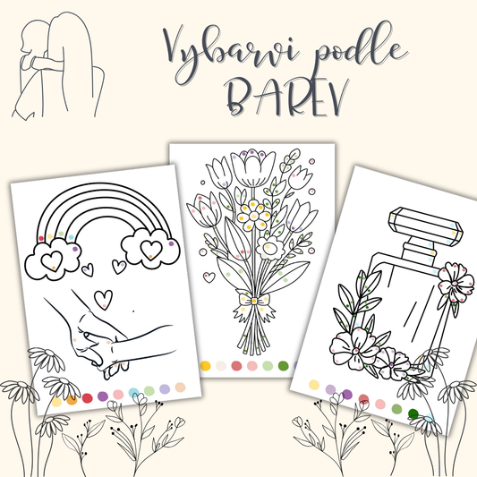 Kódované omalovánky DEN MATEK