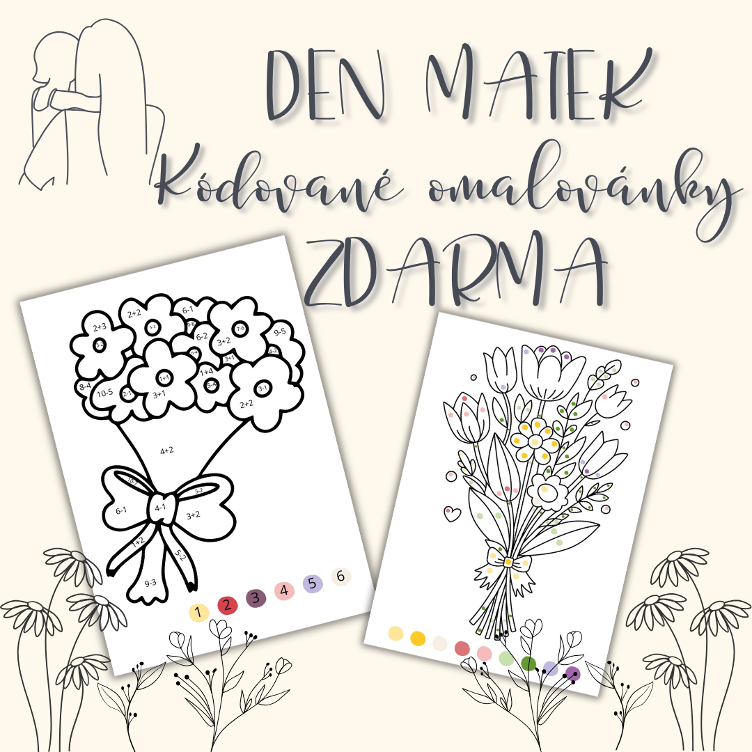 Kódované omalovánky ZDARMA