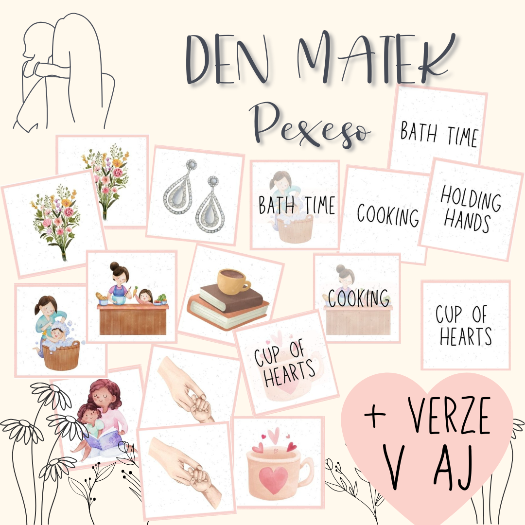 Pexeso ke DNI MATEK +AJ verze