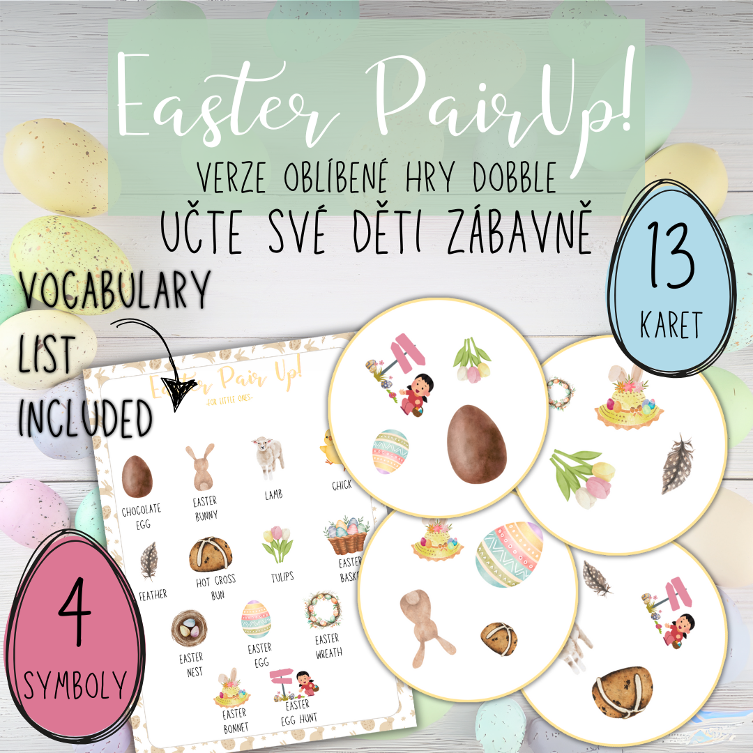 Easter Pair Up! For Little Ones - PDF file