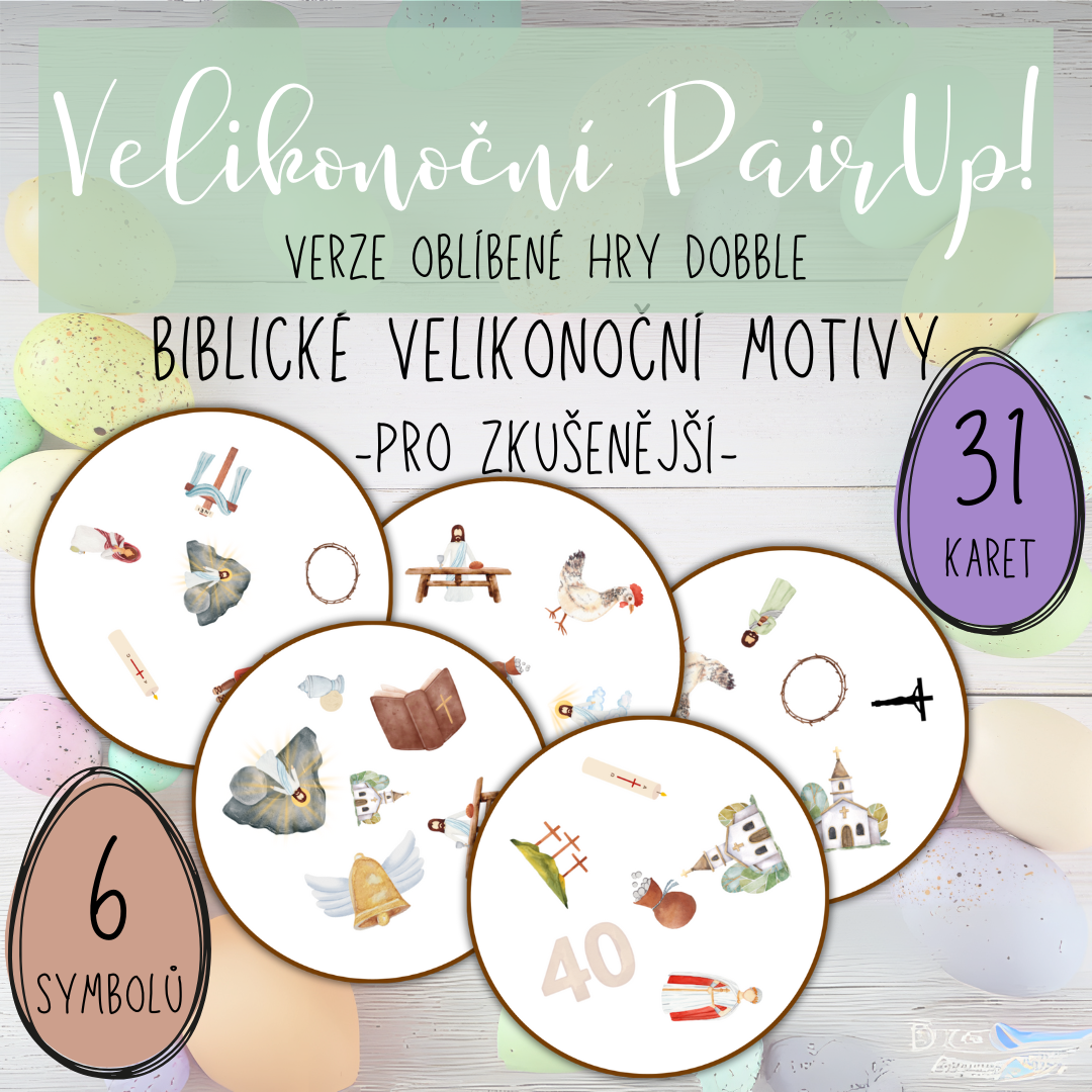 Křesťanské Velikonoce - Pair Up! pro zkušenější v PDF