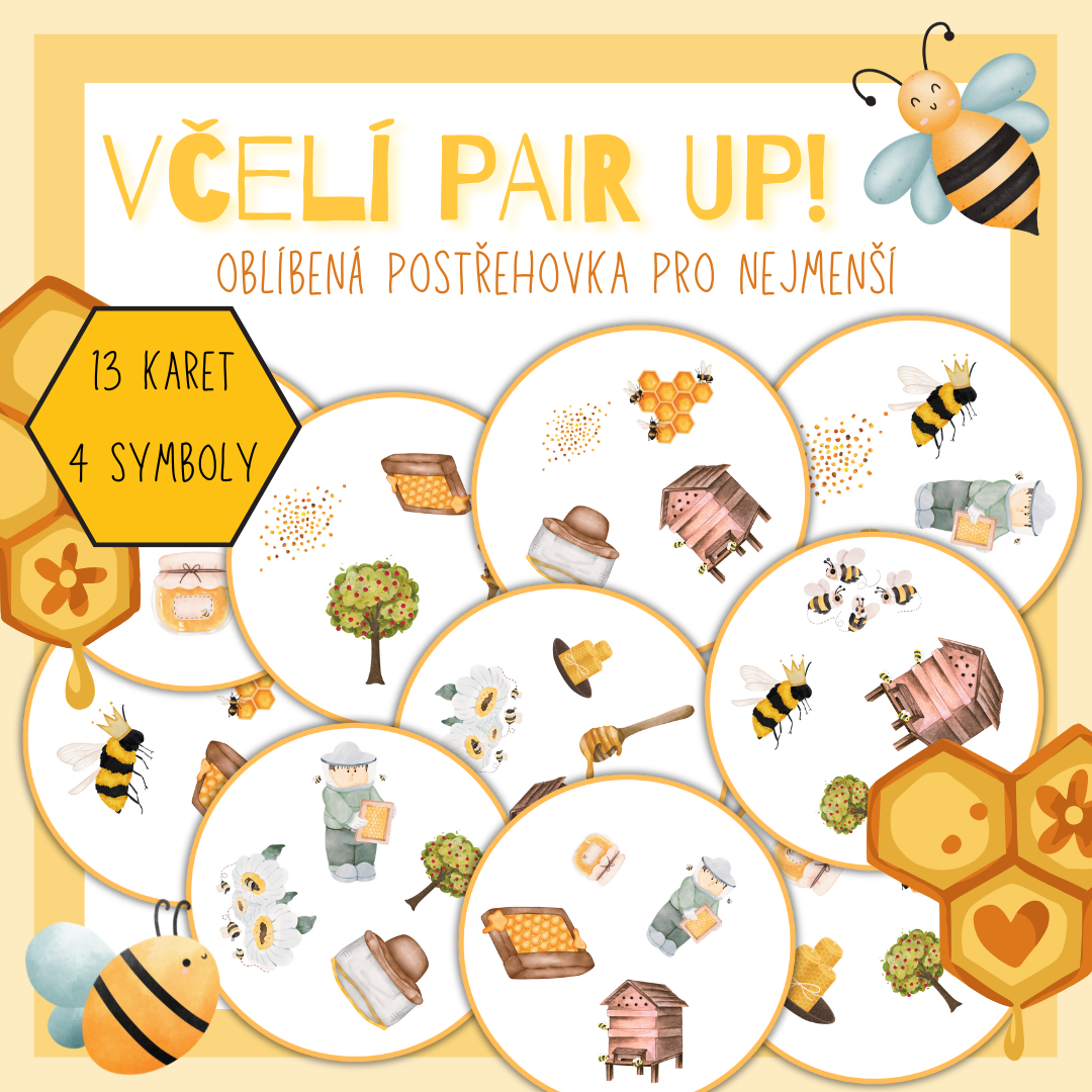 Včelí Pair Up! pro nejmenší v PDF