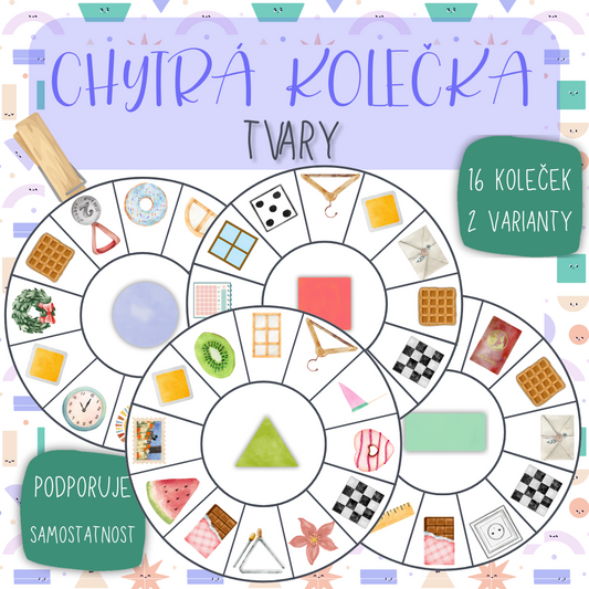 Chytrá kolečka - TVARY v PDF