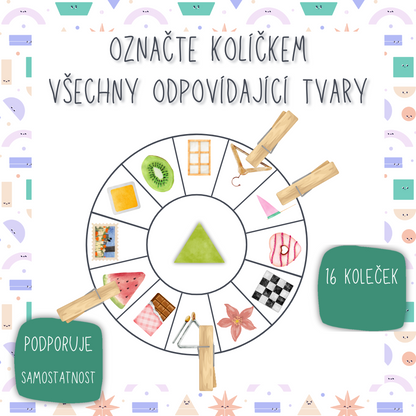 Chytrá kolečka - TVARY v PDF