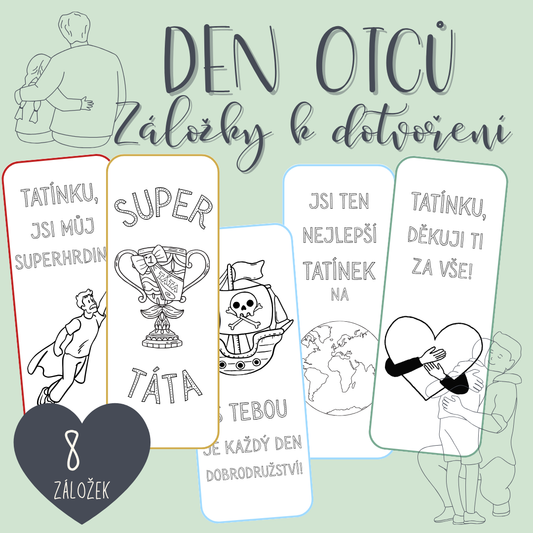Záložky k dotvoření DEN OTCŮ