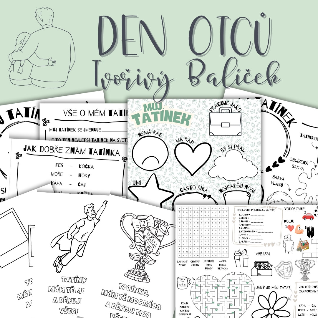 Tvořivý balíček ke DNI OTCŮ v PDF