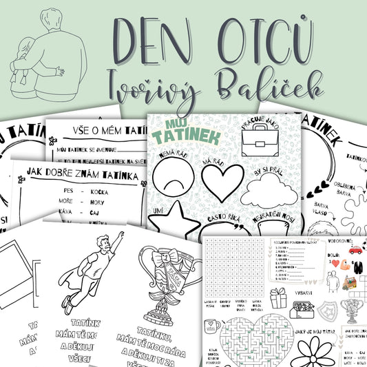 Tvořivý balíček ke DNI OTCŮ v PDF