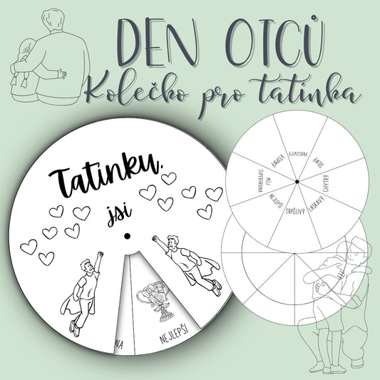 Kolečko pro tatínka ke DNI OTCŮ v PDF