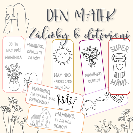 Záložky k dotvoření DEN MATEK