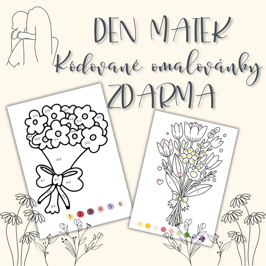 Kódované omalovánky ZDARMA