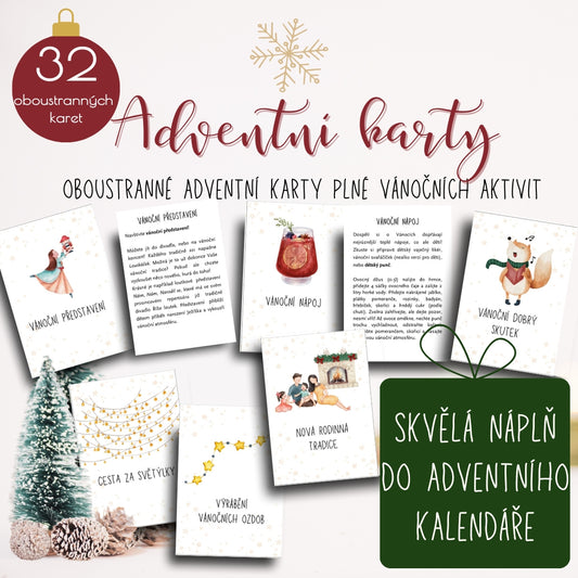 Adventní karty v PDF